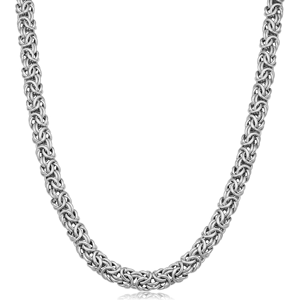 シルバーリンクチェーンネックレス65cm シルバー]リンクチェーンネックレス